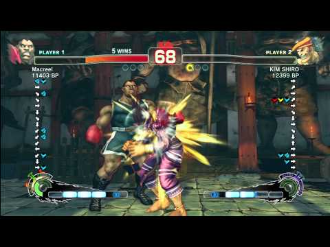 SSF4 [BA] Macreel vs KIM SHIRO [AD] 2
