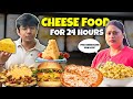 Eating Only CHEESE FOOD for 24 Hours⏲😋🧀| Food Challenge