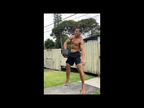 Day 353 FitPro Hawaii (voiceover)-Single Arm Dumbbell Compound Lifts (30-90 lbs.)-5/5/21, 9:50 am
