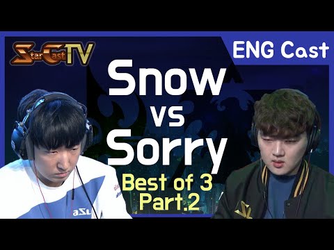 [ENG] Snow vs Sorry on Polypoid (PvT , Bo3) Part2 E.O - Starcraft Remastered (StarCastTV English)