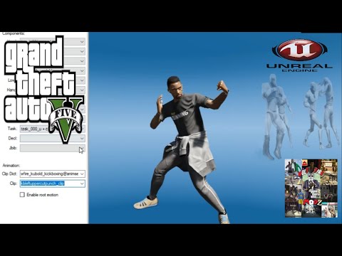 First Unreal Engine Retargeted Animsets (GTA V)