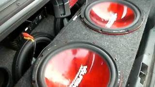 preview picture of video 'My 98 Plymouth Breeze with four 12 Sub woofers'
