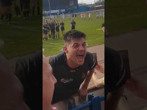 Workington town vs whitehaven rlfc fans reaction to whitehavens 33-18 victory