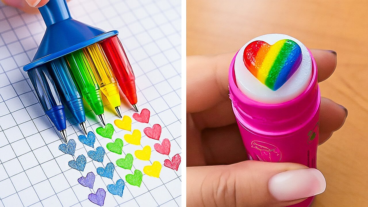 🌈 BRIGHT PARENTING HACKS 🌟 Rainbow Crafts Every Parent Needs! 🎨
