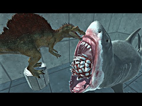Aquatic Unit Death Run In The Sea, Who Is The Strongest? - Animal Revolt Battle Simulator