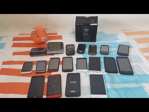 HTC phone collection-2007~2016