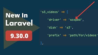 Scoped Filesystem Driver - 5 New Things Added - New In Laravel 9.30.0