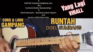 Download lagu Kunci gitar RUNTAH - DOEL SUMBANG | Cord gampang mp3