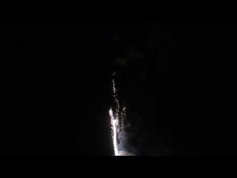 2" 50 Shot Titanium Salute w/Tail - 1.3G Cake by Lidu