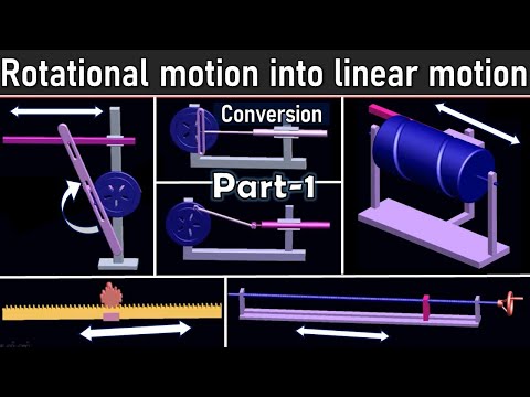 How to convert rotational motion into linear motion | Lemurian Designs