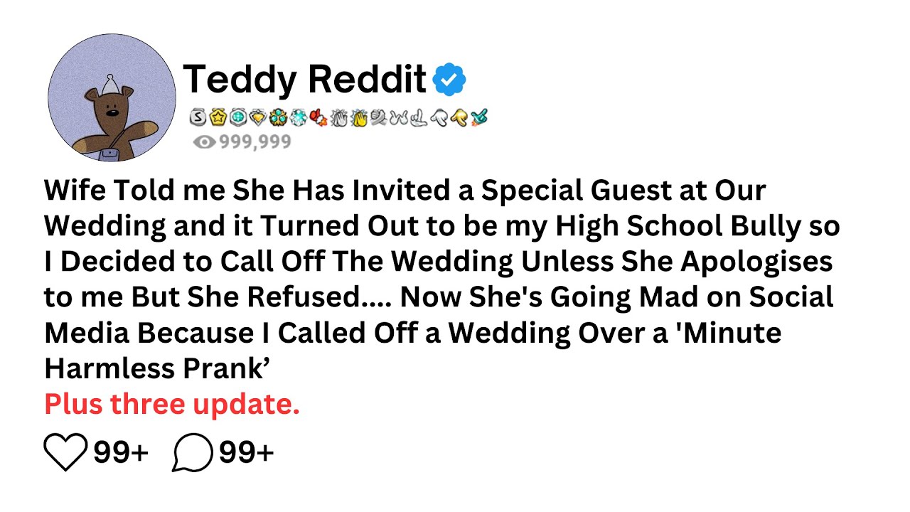 Wife Told me She Has Invited a Special Guest at Our Wedding and it Turned Out to be my High School..