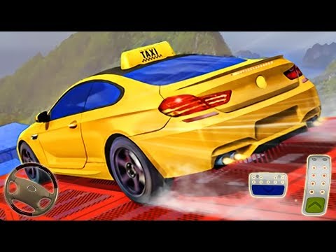 Real Taxi Car Stunts 3D - Impossible Ramp Car Stunt | Android Gameplay