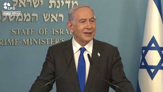 ראש הממשלה נתניהו מקיים מסיבת עיתונאים. "מי שם פה לאדם או מי ישום אלם או חרש או פקח הלא אנכי ה'...