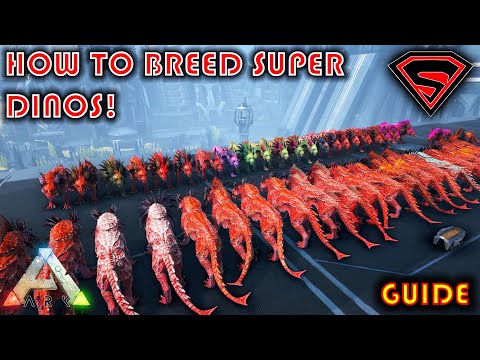 ARK HOW TO BREED SUPER DINOS - HOW TO STACK MUTATIONS TO GET SUPER DINOS [MUTATIONS GUIDE]