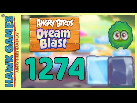 Angry Birds Dream Blast Level 1274 - Walkthrough, No Boosters