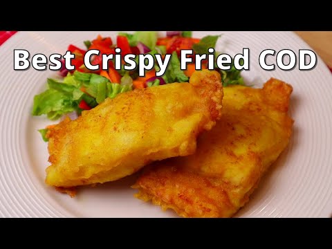 The Best CRISPY FRIED COD Fillets in the Pan - I Made This Easy Fish Fry | Better than KFC’s Fillet