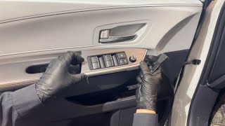 2021-2026 Toyota Sienna Power Windows And Locks Master Switch Removal And Installation Instructions
