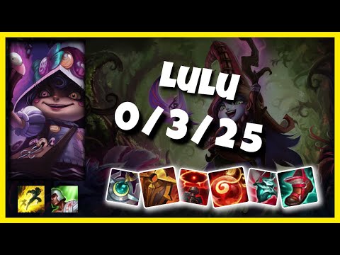 Lulu Support 11.5 Challenger Gameplay Replay - S11 (0/3/25) - OCE