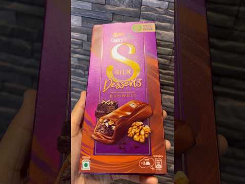 NEW Dairy Milk Silk Desserts BROWNIE Chocolate😍🍫 #shorts #food #trending #viralshort #ytshorts_