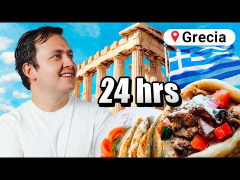 Eating in Greece X 24 Hours 🇬🇷 the best street food in Athens.