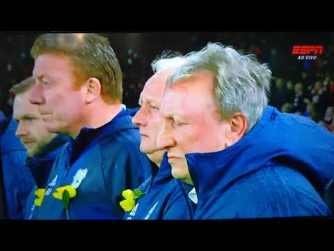 1 Minuto de Aplausos para Emiliano Sala - (Arsenal x Cardiff City) 29/01/19