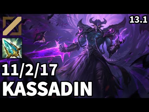 Kassadin Mid vs Lucian - EUW Master | Patch 13.1