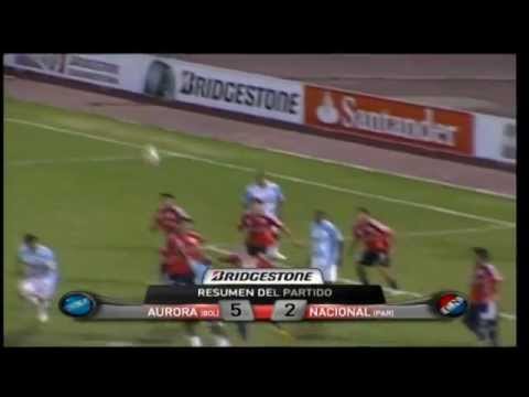 Aurora 5 - 2 Nacional de Asunción Copa Sudamericana 2011