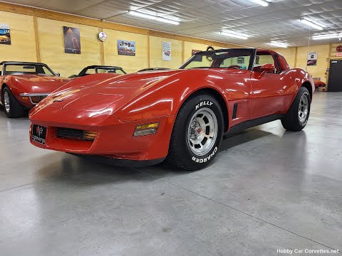 1981 Red Red Corvette Automatic For Sale Video