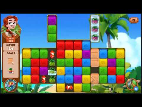 Lost Island Blast Adventure Level 832 - NO BOOSTERS 🏝️ | SKILLGAMING ✔️