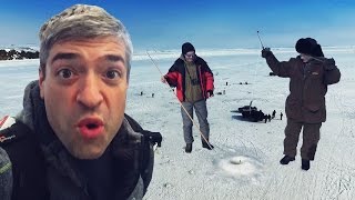 Ловля корюшки на анадырском лимане