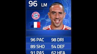 FIFA 14 TOTY RIBERY 96 Player Review & In Game Stats Ultimate Team
