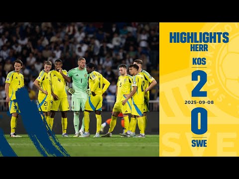 Förlust i VM-kvalet | Highlights Kosovo – Sverige 2-0