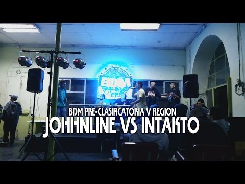 BDM V Region / 1ra Pre-Clasificatoria / Semi Final / Johhnline vs Intakto