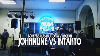 BDM V Region / 1ra Pre-Clasificatoria / Semi Final / Johhnline vs Intakto