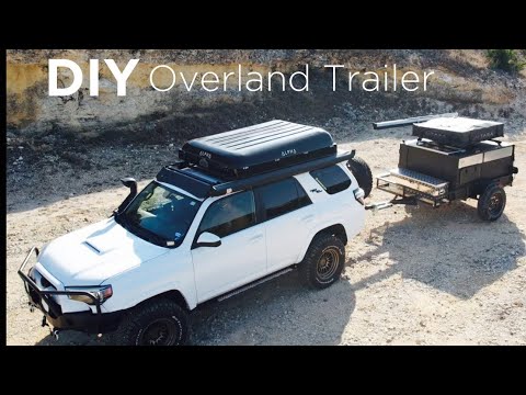DIY Budget Overland Trailer | Off Road Camping Trailer Build #overland #trailer #build