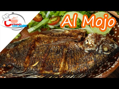 Pescado Al Mojo de Ajo El MEJOR y el más FÁCIL