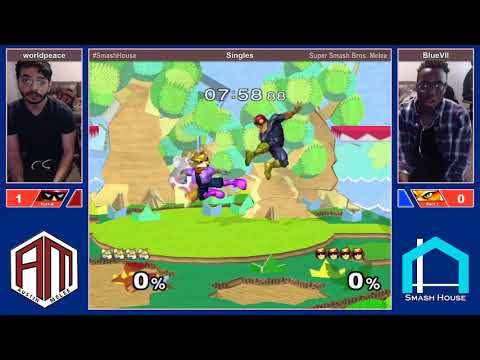 Smash House 2 WR2 - Worldpeace (Captain Falcon) vs BlueVII (Fox)