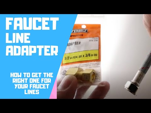 3/8 to 1/2 Adapter Faucet Water Line