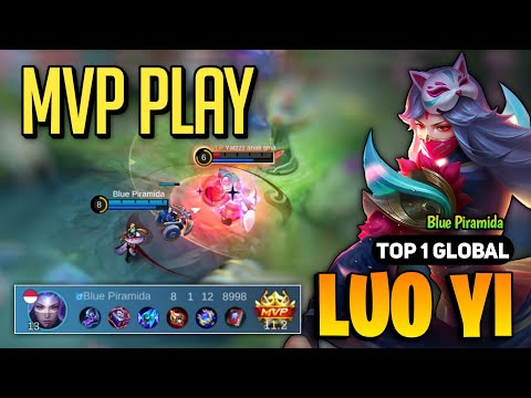 Luo Yi Best Build 2023 [ Top 1 Global Luo Yi Gameplay ] By Blue Piramida - Mobile Legends