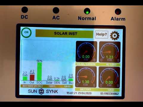 Sunsynk Inverter UI