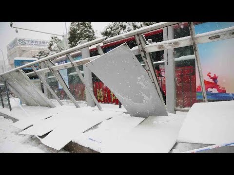 Arab Today- 10 dead as heavy snowfall hits central