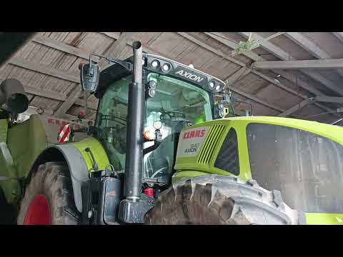 Запуск трактора Claas axion 940 после морозов