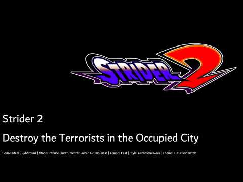 Strider 2 - Destroy the Terrorists in the Occupied City AI Cover
