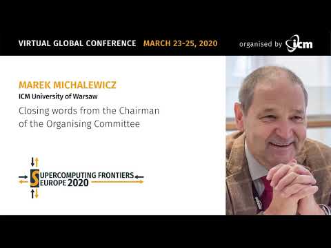 Marek Michalewicz | SCFE20: Closing words from the Chairman of the Organising Committee