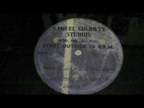 Tommy Dorsey Rare acetate from the movie "A Song Was Born" 1947