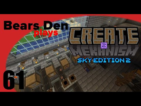 Create 2 Mekanism Ep 61: Lava Power Plant, Gravel Washing & Redstone Haunting Setups