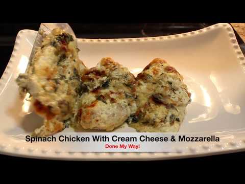 Spinach Chicken Casserole With Cream Cheese &...
