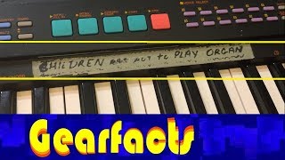 Video thumbnail for Yamaha PSR-28 demo: Children are NOT to play ORGAN! by Gearfacts