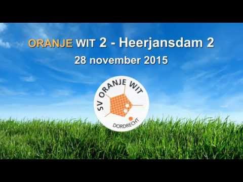 Oranje Wit 2 - Heerjansdam 2, 28 november 2015