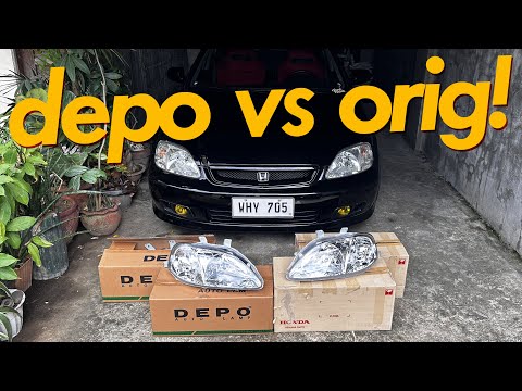 DEPO HEADLIGHT VS ORIGINAL STANLEY!!! 25,000 pesos na headlight